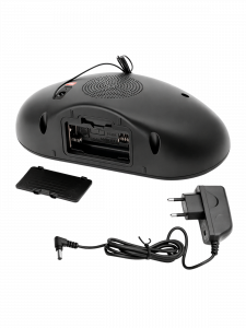 Часы электронные настольные от сети с радио VST 902-1 Красные